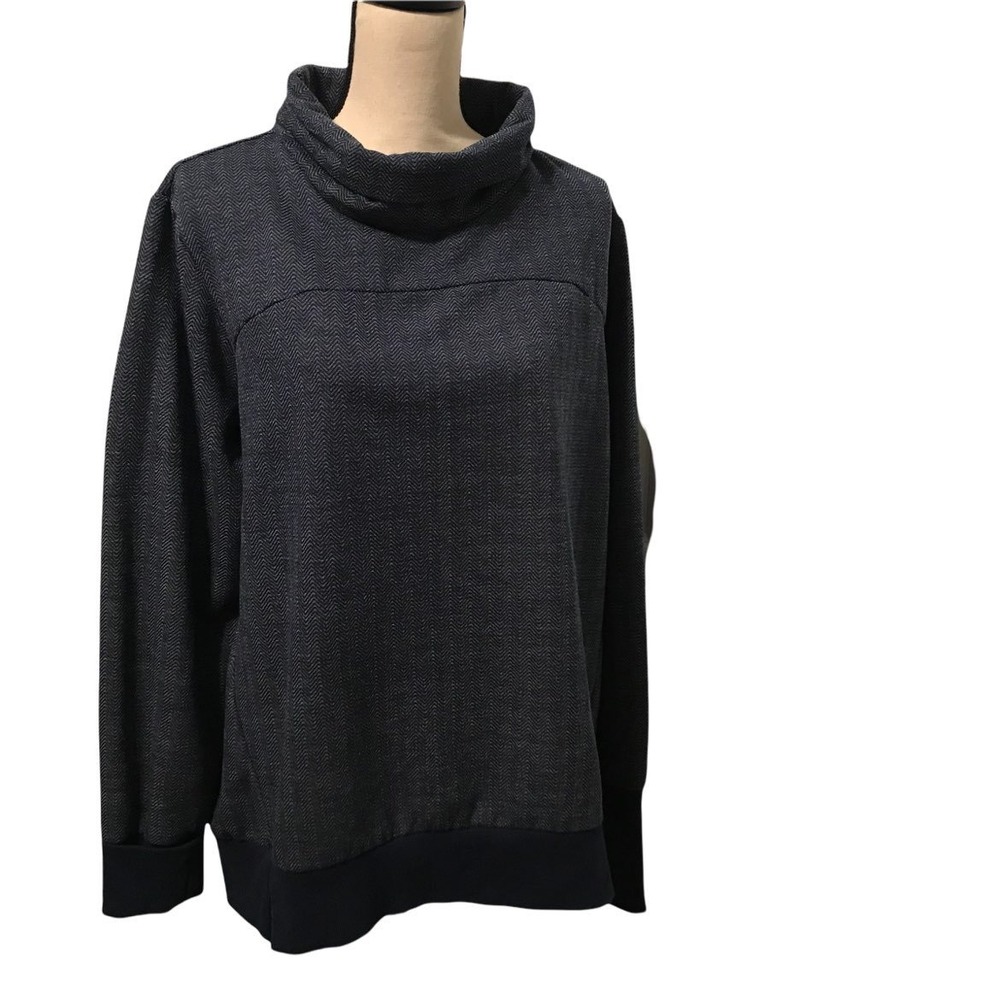 AVIA COWL NECK Turtleneck/ cowl‎ neck sweatshirt Womens large NWOT